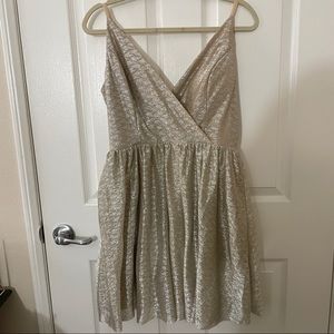 Shimmer Fit & Flare Party Dress 13 Juniors